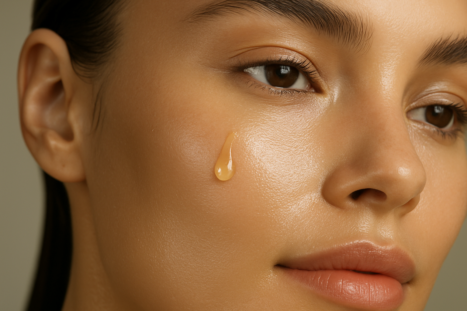 a stunning skin because of a serum